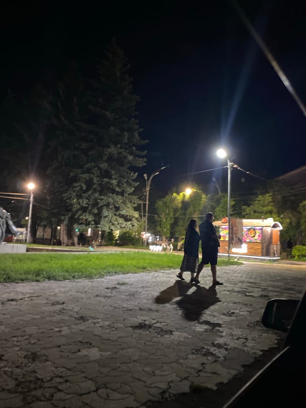 Gyumri streets and squares come alive on a summer evening