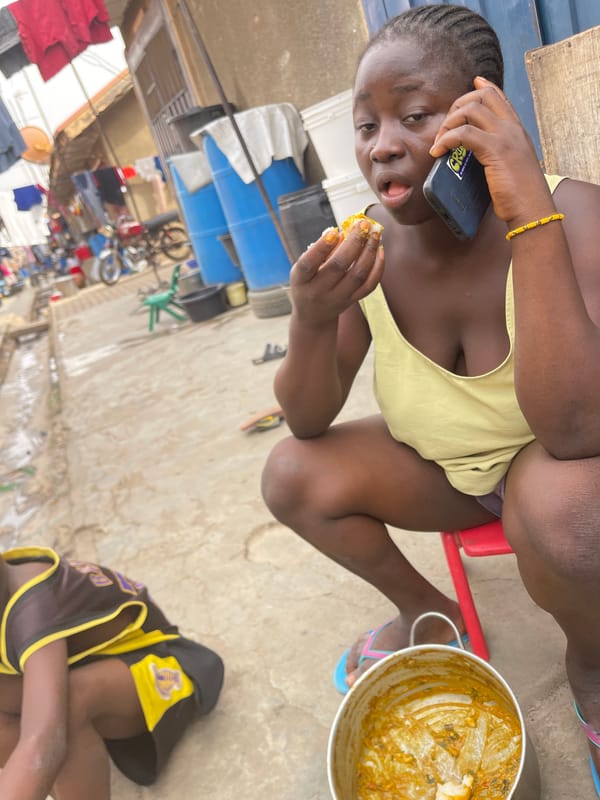 Daily life scenes documented in Nyanya, Nigeria community