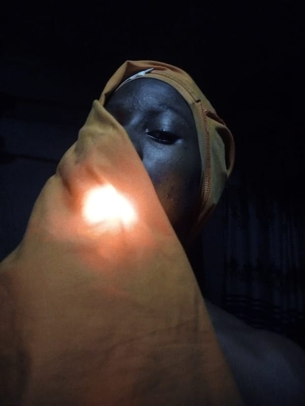 Creative self-portraits captured in Nigerian home using everyday objects