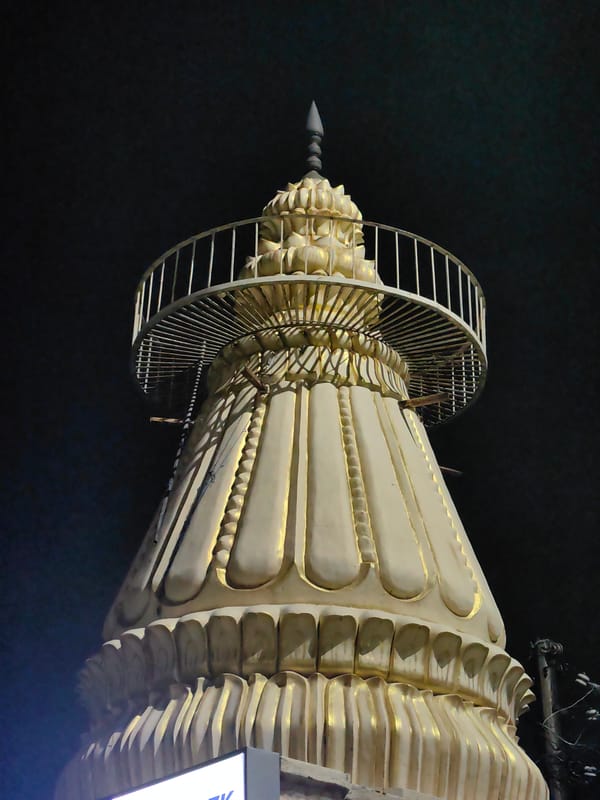 Wet streets and late-night activity in Chhatrapati Sambhajinagar