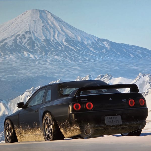 Japanese Sports Cars Photographed in Snowy Mountain Settings in Budapest