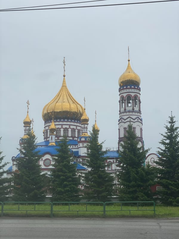 Cathedral of Nativity documented in Novokuznetsk, Russia
