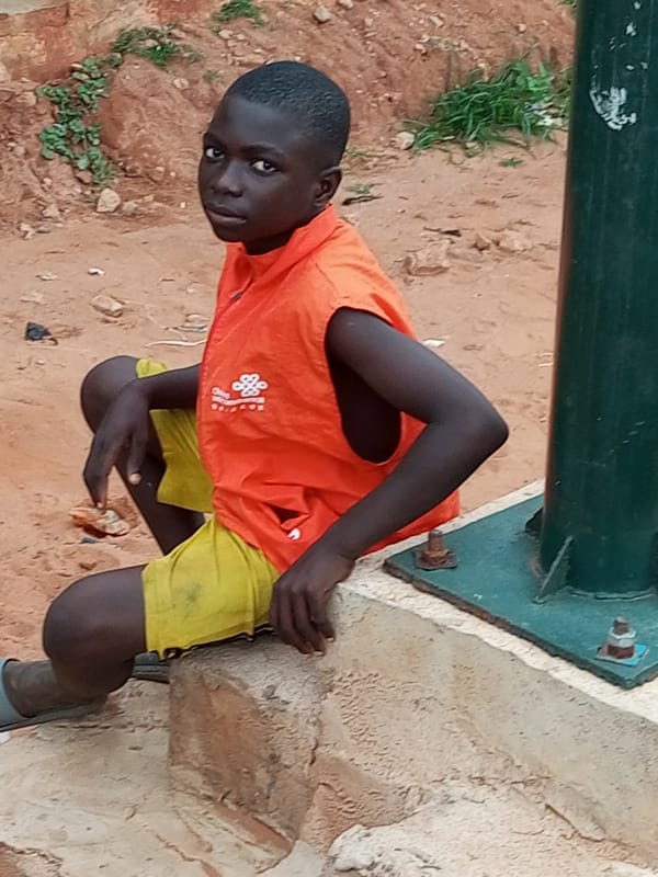 Morning street life with kids in Tempure and Gombe, Nigeria