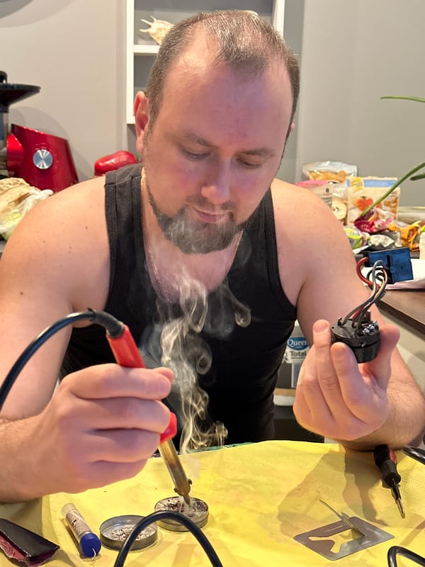 Electronics repair work observed at Wisła workstation