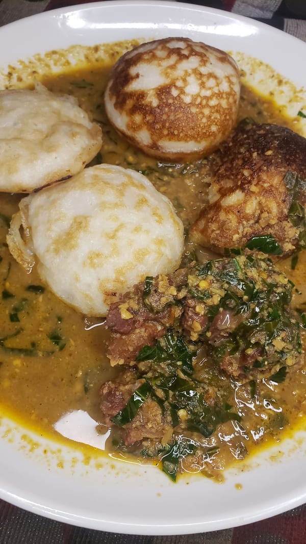 Nigerian dumpling cooking process documented in Sabon Tasha