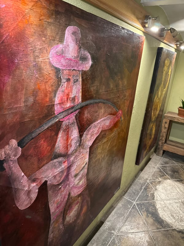 Anti-imperialist posters spotted in Mexico City marketplace district