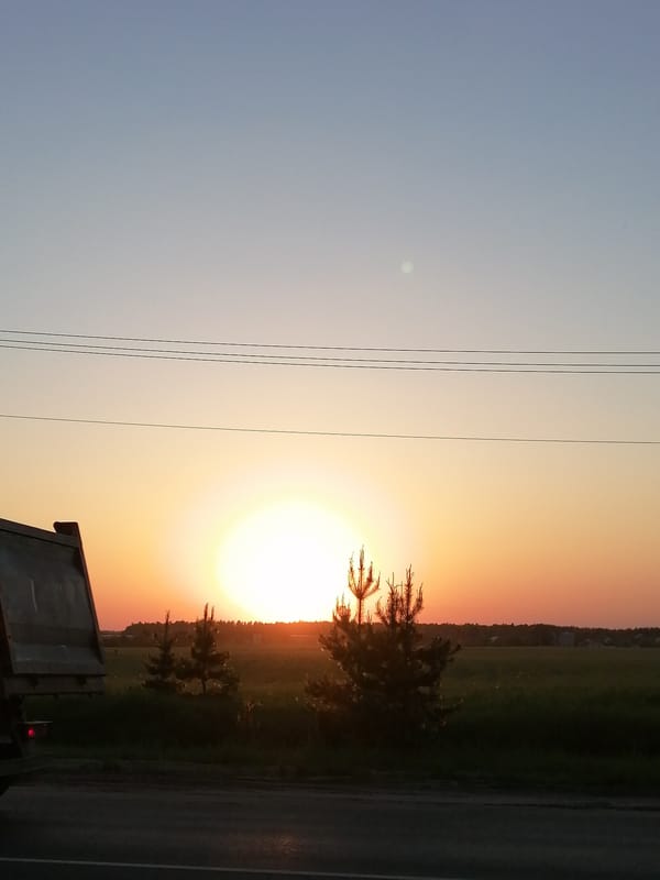 Sunset scenes documented across multiple locations during evening hours