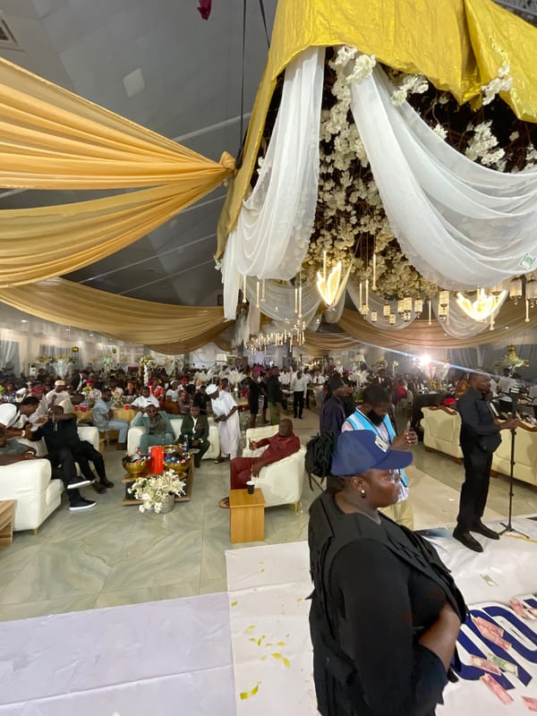 Wedding reception celebration held in Barikin Jirga Summa Nigeria