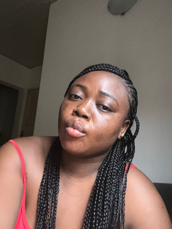 Woman takes morning selfie session in Abuja home