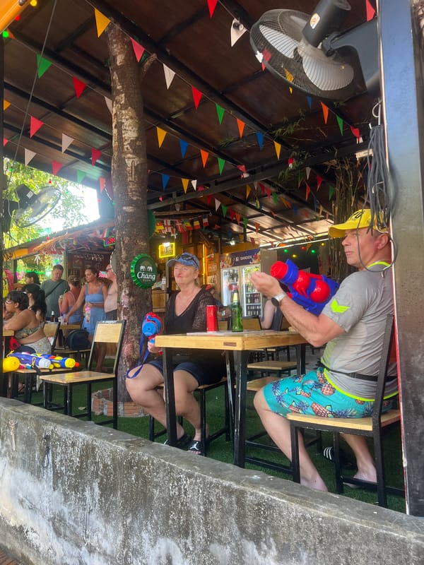 Songkran water festival celebration observed in Ban Klong Haeng