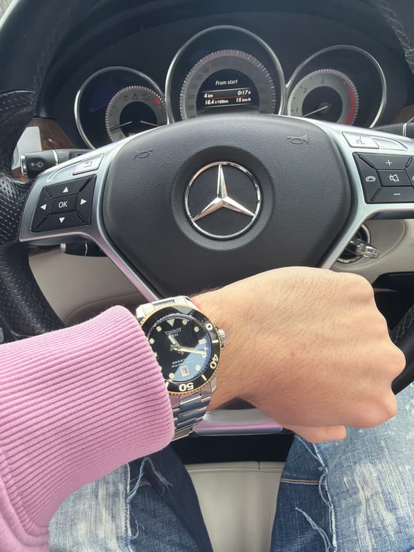 Early morning Mercedes drive recorded in Sofia, Bulgaria