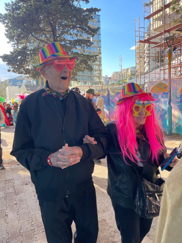 Carnival parade brings colorful costumes to Montenegro coast