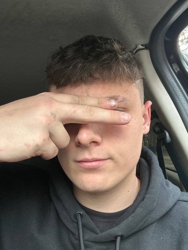 Person photographed in vehicle interior near Devin, Bulgaria