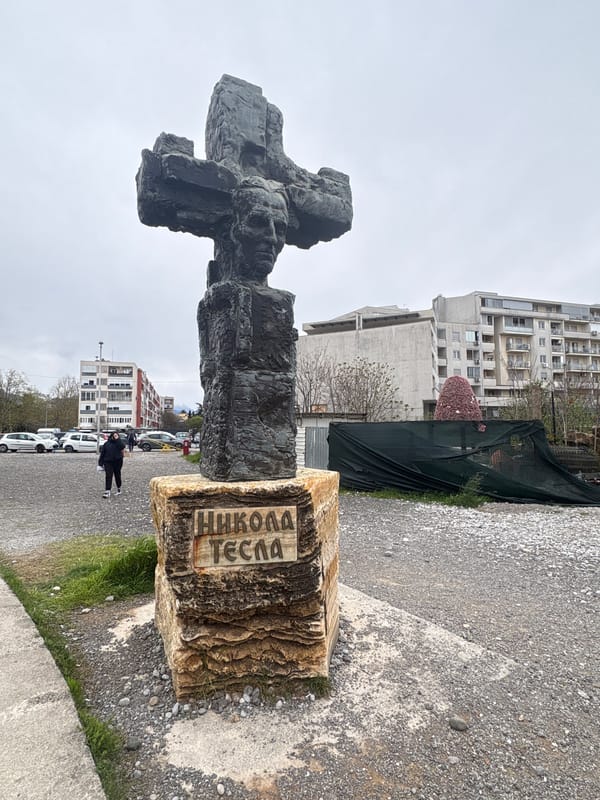 Various urban scenes documented across Podgorica, Montenegro