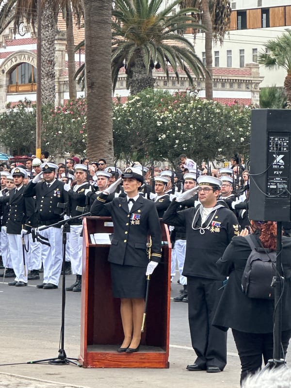 Chilean Navy holds ceremonial parade in Arica