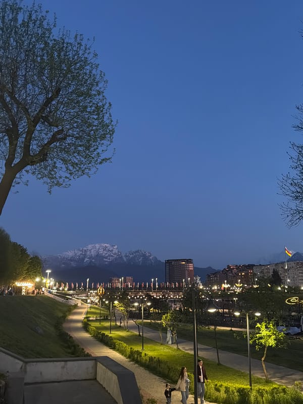 Evening strolls and photography capture illuminated Chermen during May festivities