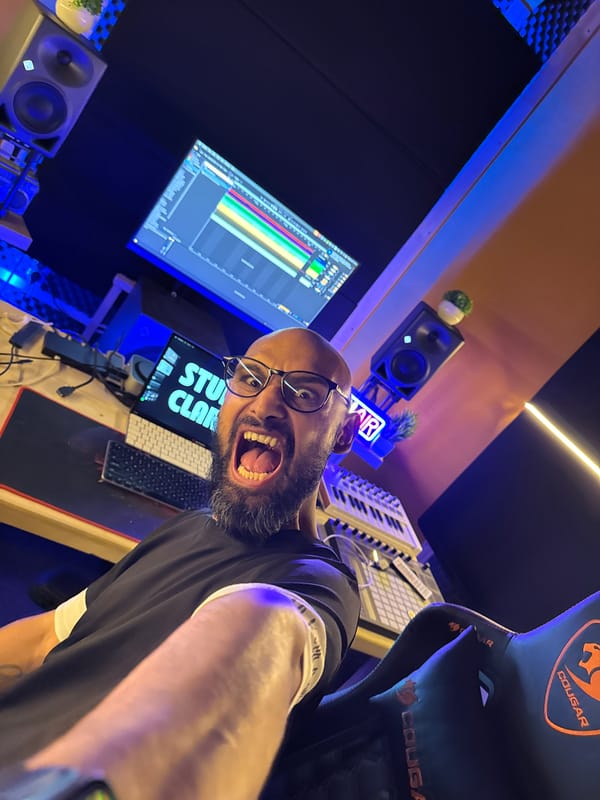 Behind the scenes in a Plovdiv home recording studio