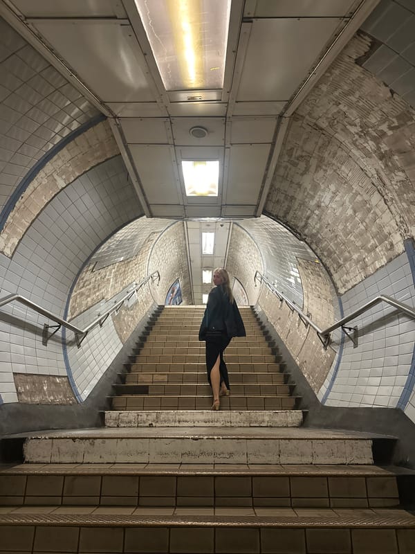 Woman observed at London's Aldwych tube station Sunday evening