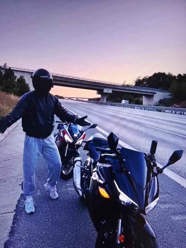 Dirt bikes, street bikes, and stunts across varied riding scenes.