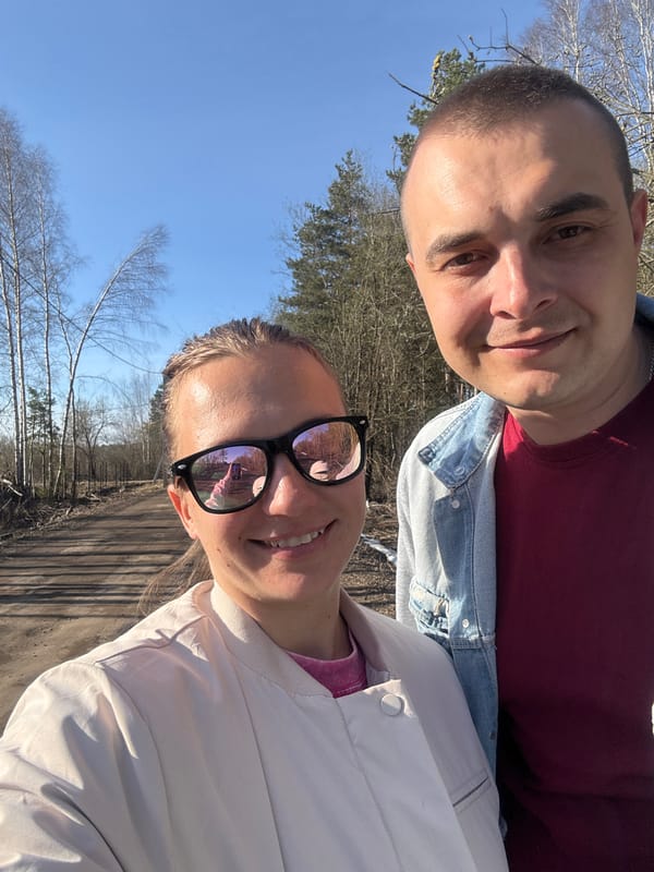 Everyday moments captured in Russian village during spring thaw