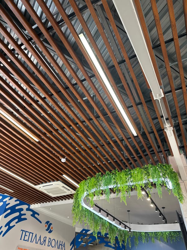 Morning activities at recreational facility in Votkinsk, Russia