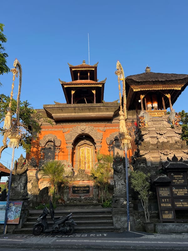 Traditional Balinese architecture documented in central Ubud