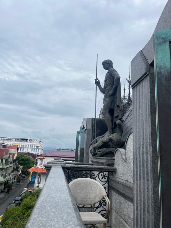 A cloudy morning around Batumi's landmarks and streets