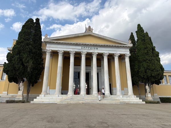 Athens' Zappeion Hall in neoclassical detail