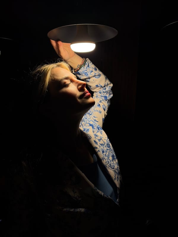 Woman enjoys karaoke night at crowded Budva restaurant