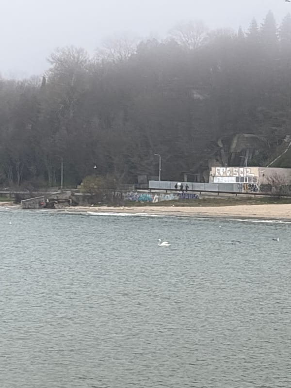 Overcast day recorded along Varna's Black Sea beaches