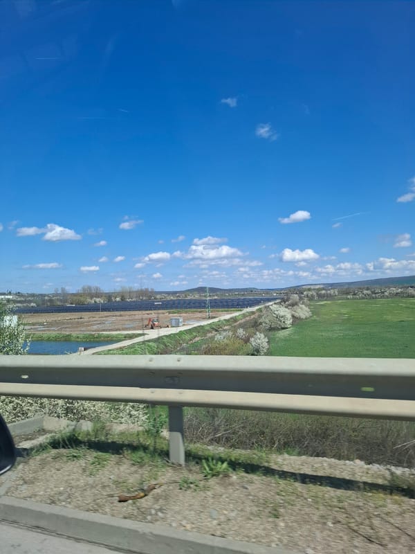 Solar farm construction underway near Montana, Bulgaria