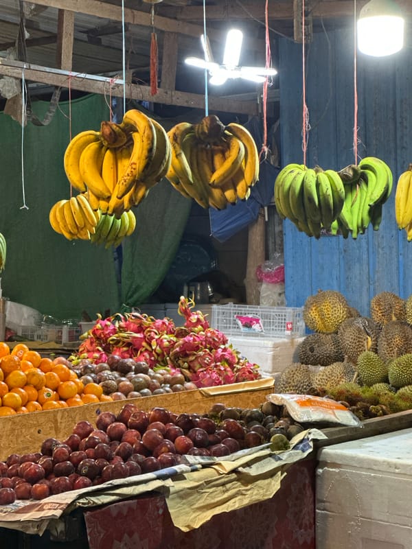 Night market browsing and street scenes on Koh Phangan