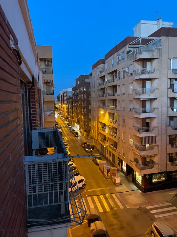 A quiet evening at home and around Sagunto