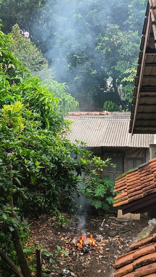 Ordinary Life Documented in Tigaraksa Residential Neighborhood