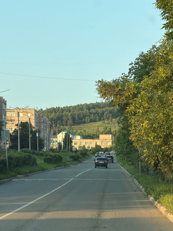 Rural afternoon into sunset, flowers, roads, and fading light