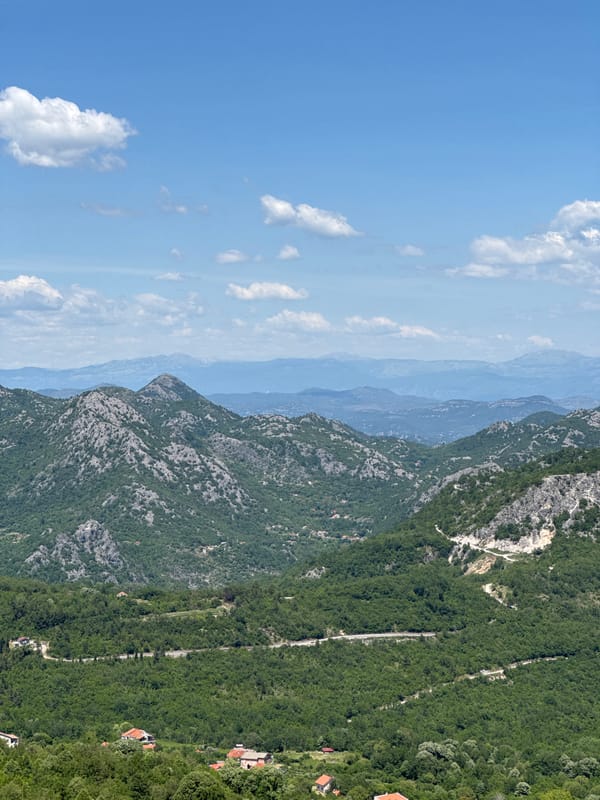 Mountain landscapes documented in Bukovik, Montenegro