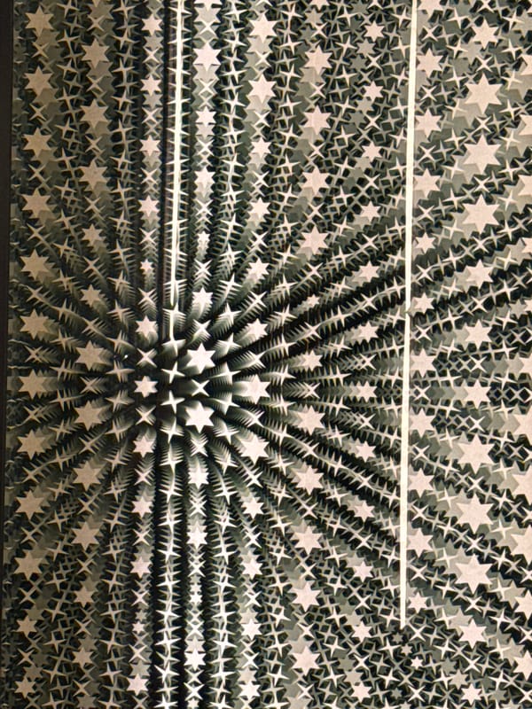 Visitor documents art installations at upscale Shanghai venue