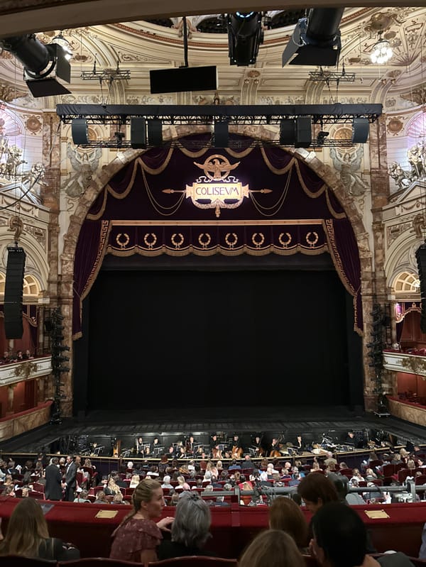 Patron attends Akram Khan's Giselle at London Coliseum