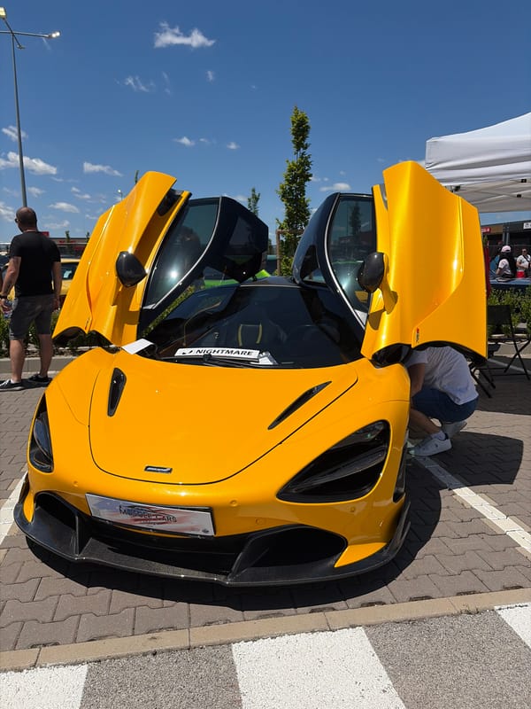 Car show displays exotic and muscle cars in Sofia