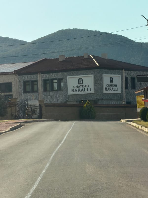 A quiet commercial corner in Kamchiya, Bulgaria