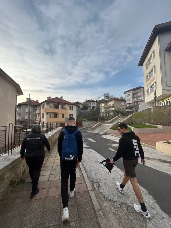 Routine street scenes documented in Zlatograd, Bulgaria