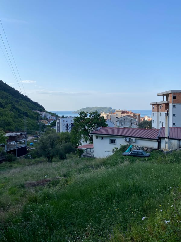 Morning stroll captures spring blooms and coastal views in Budva