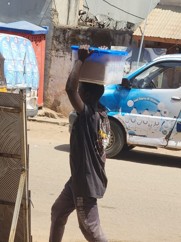Daily street life documented in Maiburiji, Nigeria