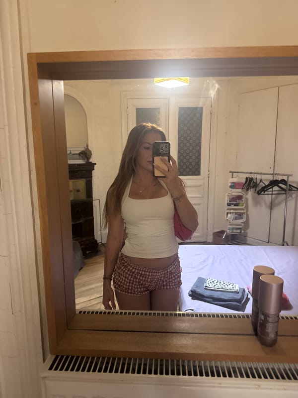 Getting ready and dining out in Paris on a summer evening