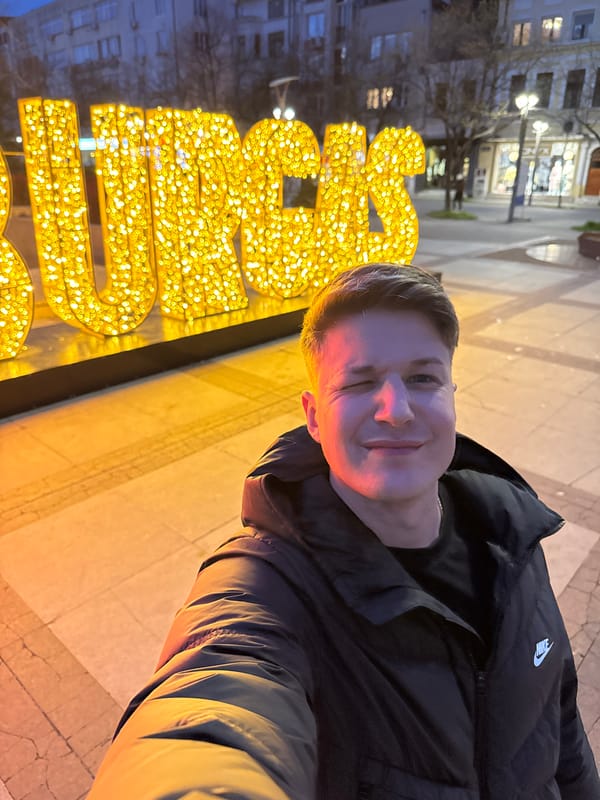 Decorative woven lamps and citrus plants captured in Burgas interior