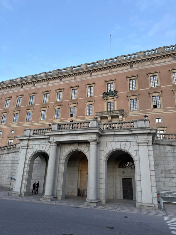 Royal Palace guard ceremony observed in Stockholm