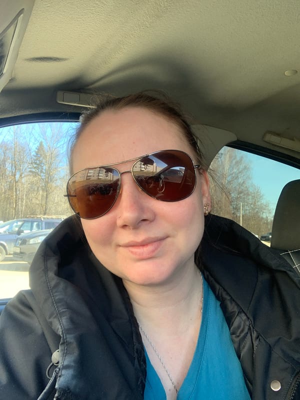 Morning car selfies captured in Varaksino parking area