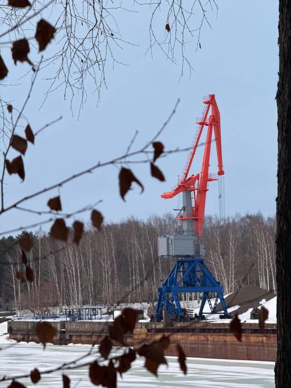 Winter documentation captures Chaikovsky's forests, decay, industrial sites