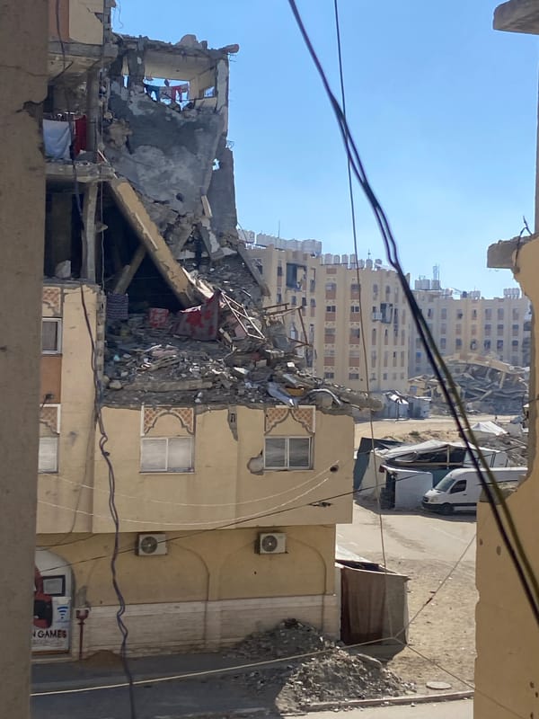 Daily life continues amid destruction in Khan Yunis