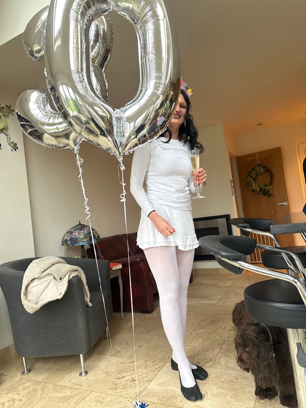 Birthday celebration with cake and music in Tunbridge Wells